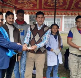 पध्मकन्या क्याम्पसमा  रक्तदान कार्यक्रमकाे आयोजना