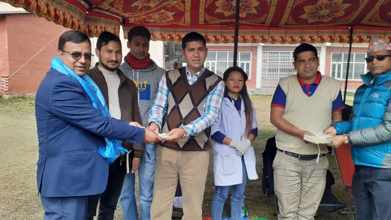 पध्मकन्या क्याम्पसमा रक्तदान कार्यक्रमकाे आयोजना