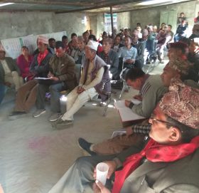 हिमाली गाँउपालिका साक्षर घोषणा गरिदै