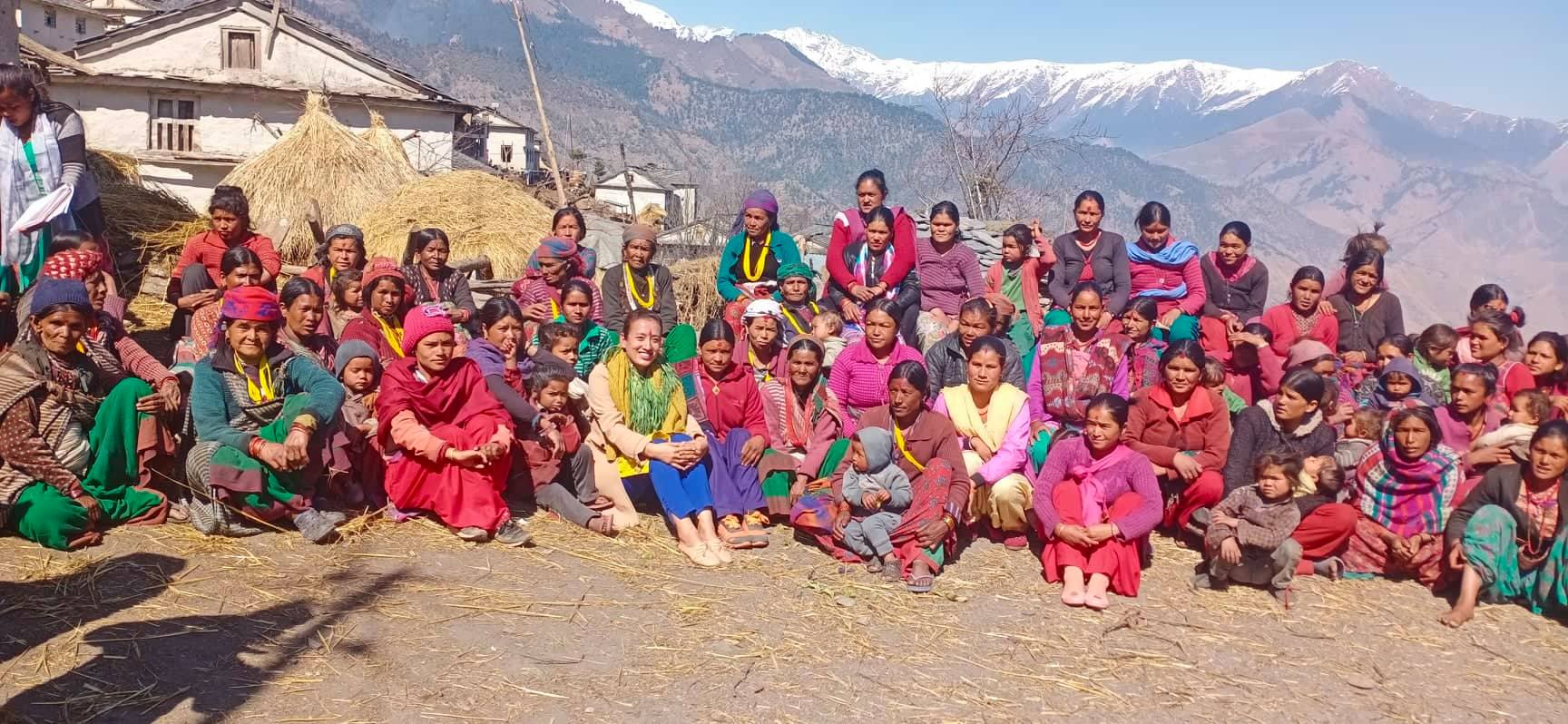 छाउकुप्रथा बारे चेतना फैलाउदै उपप्रमुख सृष्टि रेग्मि