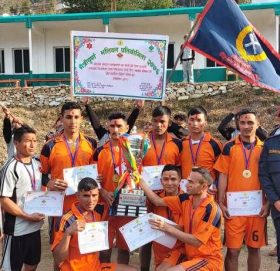 मैत्रीपूर्ण भलिबलको उपाधि समरजित गुल्मलाइ