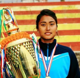 धनगढीकी सरस्वती भलिबलमा वर्ष खेलाडी