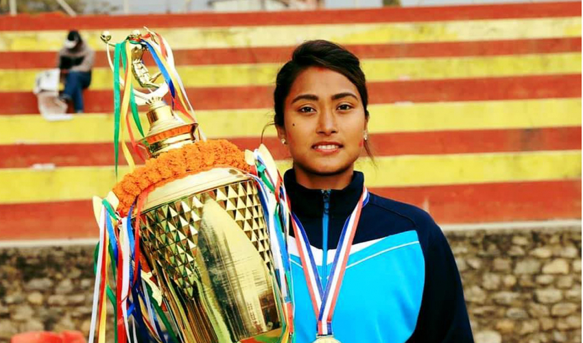 धनगढीकी सरस्वती भलिबलमा वर्ष खेलाडी