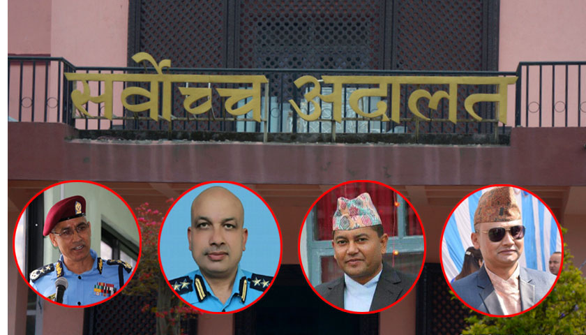 आईजीपीसहित ४ प्रहरी अधिकारीविरुद्ध अदालतको अवहेलना मुद्दा दर्ता गर्न सर्वोच्चको आदेश