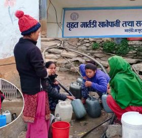 उपभोक्ता समितिको चरम लापरवाहीका सदरमुकामको खानेपानी अस्तब्यस्त