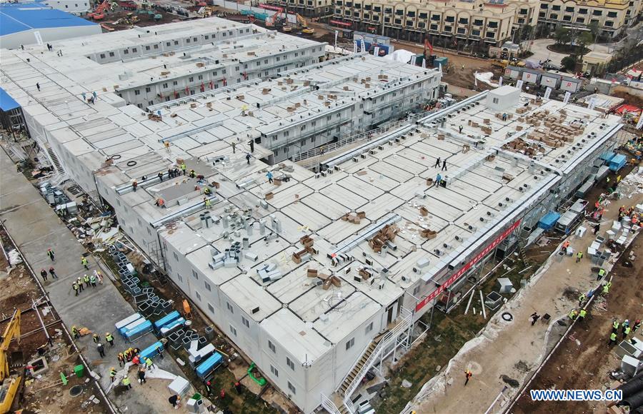 यस्तो छ १० दिनमा तयार भएको चीनको अस्पताल, सोमबारबाट प्रयोगमा आउँदै