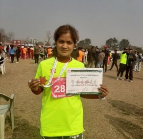 देशकै कान्छी खेलाडी छैटौं राष्ट्रिय एथलेटिक्समा भाग लिएर फेरि खेल क्षेत्रमा सक्रिय हुँदै