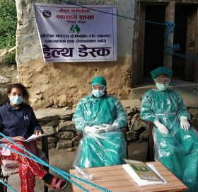 PPE सेट नपाएपछि गौमुलले आफै बनायो