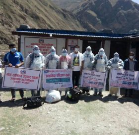 जगन्नाथमा क्वारेन्टाइन र हेल्थ डेक्स स्थापना