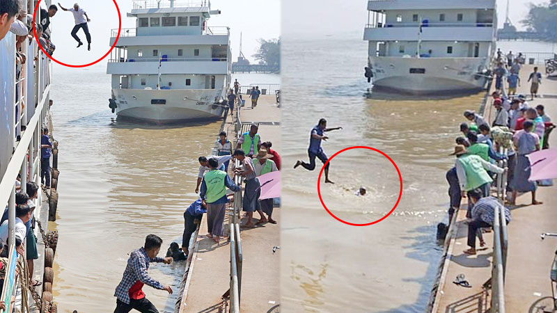 यात्रुले खचाखच भरिएको पानीजहाजका क्याप्टेन जब पानीमा हामफाले..