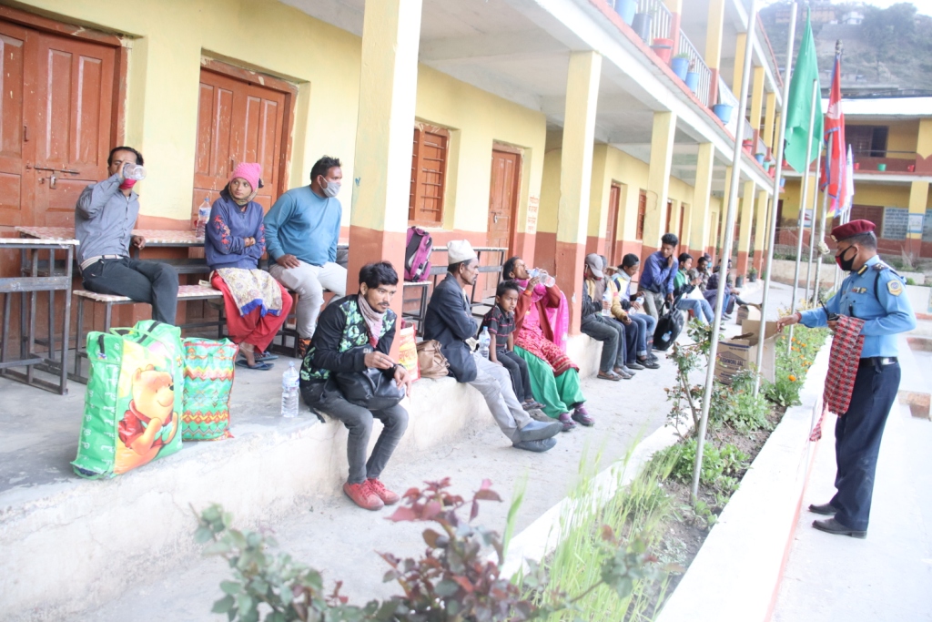 बाजुरामा ४६ जनालाई क्वारेन्टाइनमा राखीयो