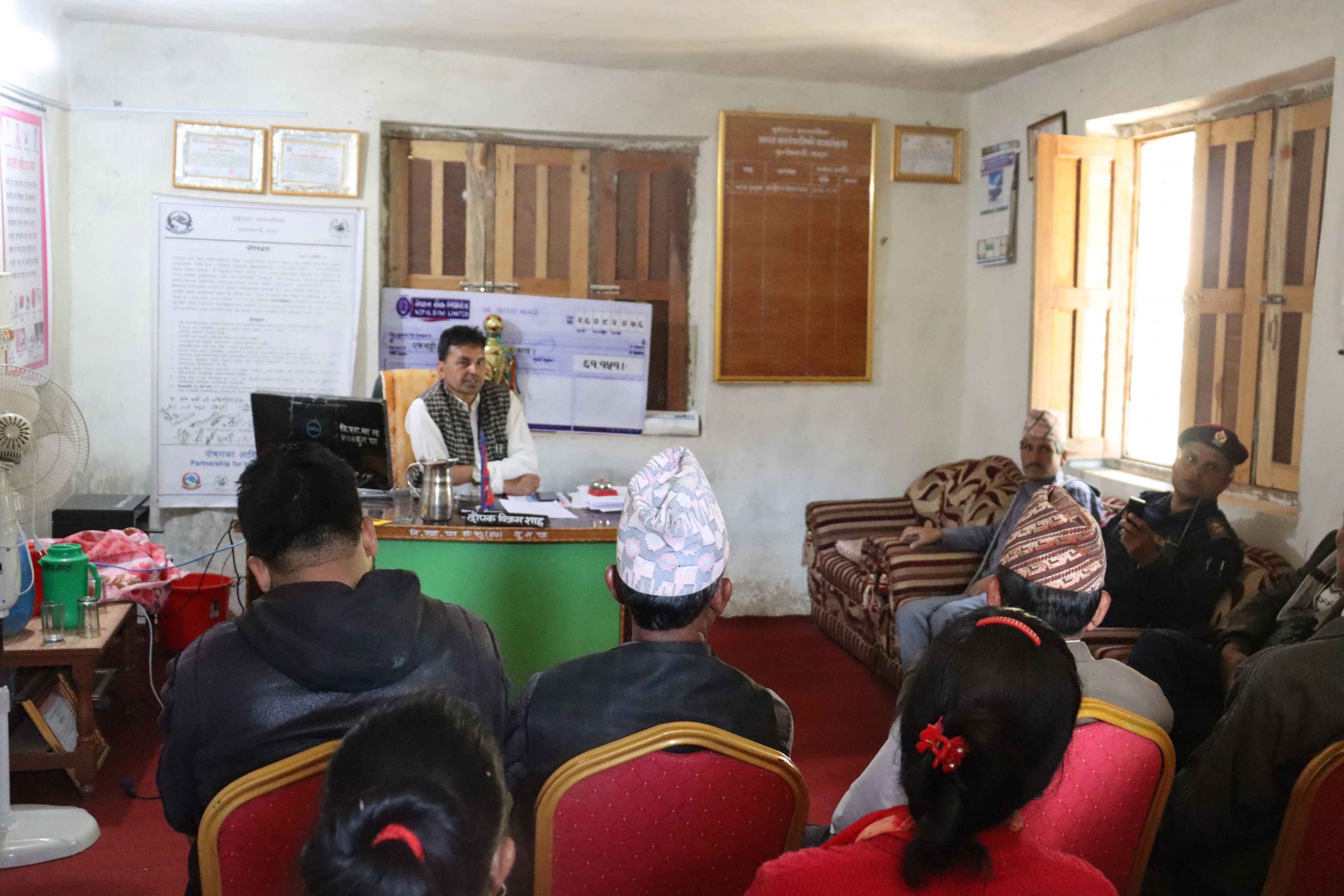 बुढिगंगा नगरपालिका तिन महिना देखी प्रमुख प्रशासकिय बिहिन