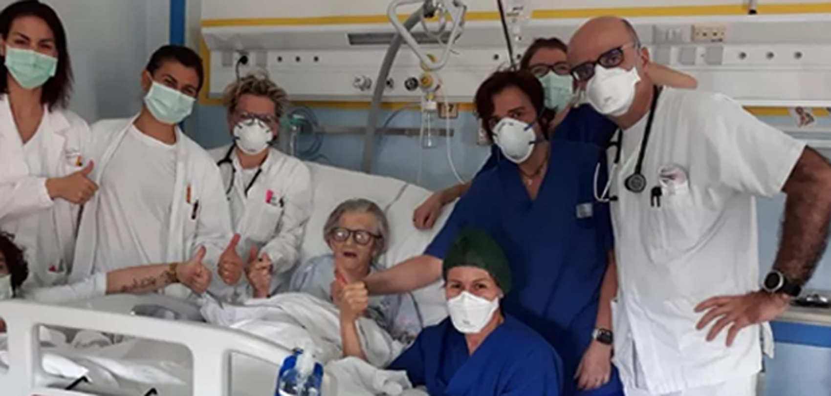 इटलीमा ९५ वर्षीयाको कोरोना भाइरसमाथि विजय