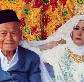 १०३ वर्षका दुलहा, २७ वर्षकी दुलहीः विवाहमाथि प्रश्नको ओइरो