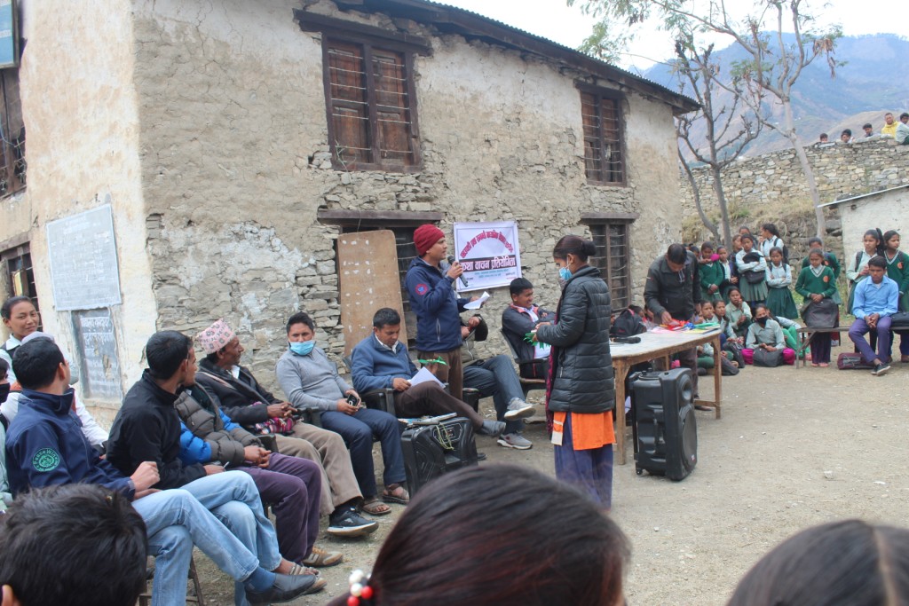 विद्यालय स्तरीय कथा वाचन प्रतियोगिता कोल्टीमा सम्पन्न