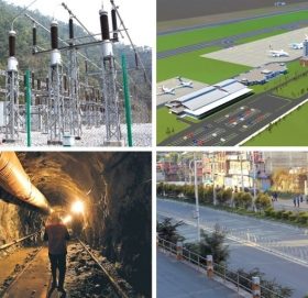 अधिकांश ठूला पूर्वाधार आयोजना ठप्प