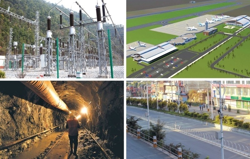 अधिकांश ठूला पूर्वाधार आयोजना ठप्प