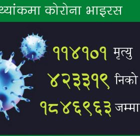 कोरोना अपडेट : संक्रमितको संख्या सबैभन्दा बढी अमेरिकामा, कहाँ कति निको भए ?
