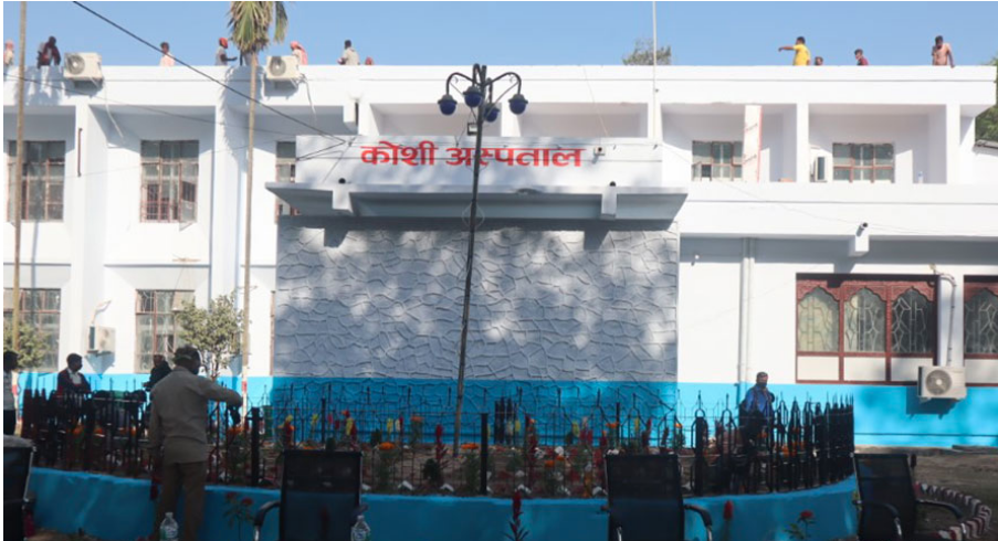 संक्रमित १२ जना विराटनगरको कोरोना अस्पतालमा भर्ना