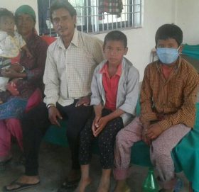 १४ महिने बालक क्वारेन्टाइनमा