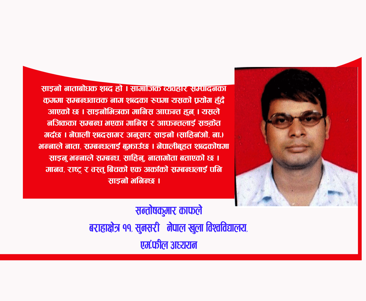 साइनो कविताकै लघुत्तम विधा : एउटा आलेख