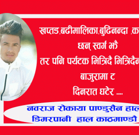 गजल(मेराे बाजुरामा)