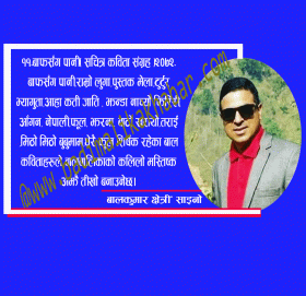 साहित्यकार छायादत्त न्यौपाने”बगर” बारे अलिकति कुरा)