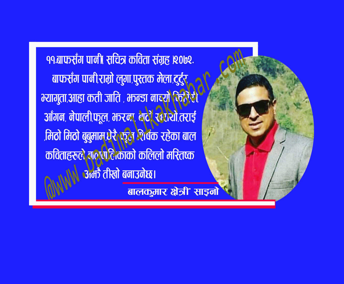 साहित्यकार छायादत्त न्यौपाने”बगर” बारे अलिकति कुरा)