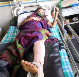 भिरबाट लडेकी हलिया परिवारकी बिपनाको उपचारमा आर्थिक समस्या