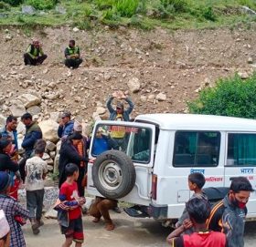 गर्भवती महिलाको बडिमालिका नगरपालिकाद्वारा उद्वार