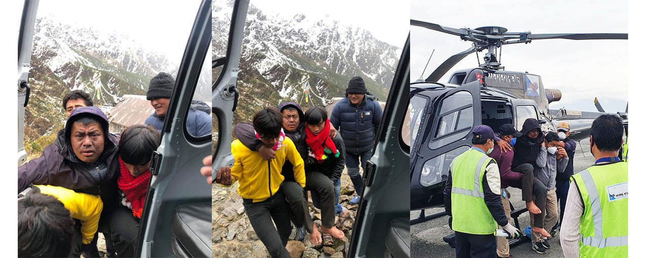 लकडाउन कहर: सुत्केरी हुन लागेकी श्रीमती स्याहार्न हिँडेका सुरज हिउँमै अड्किए १० रात