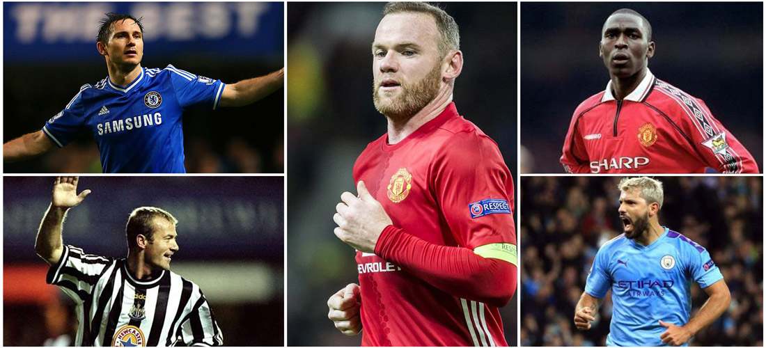 यी हुन्, प्रिमियर लिगमा सर्वाधिक गोल गर्ने शीर्ष पाँच खेलाडी