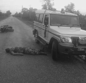 कैलालीमा एम्बुलेन्सको ठक्करबाट हवल्दारको मृत्यु