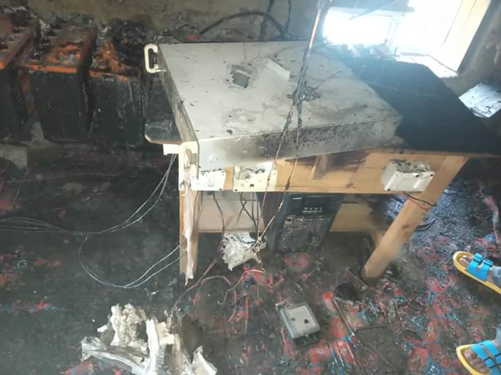 रेडियो बुढीनन्दामा आगलागी २५ लाख बराबरको क्षेति