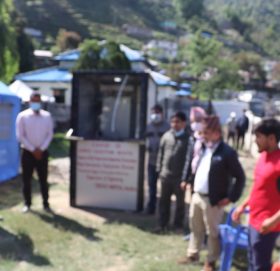 बाजुरामा कोबिट १९ को स्वाव संकलन केन्द्रको स्थापना
