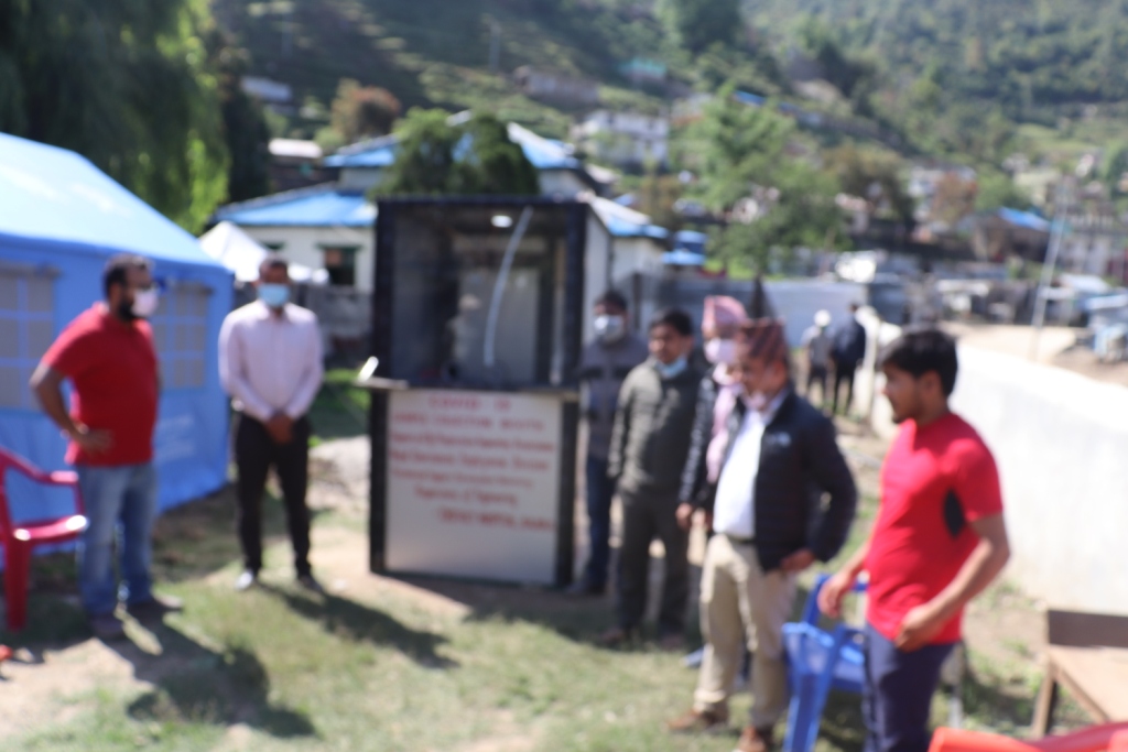 बाजुरामा कोबिट १९ को स्वाव संकलन केन्द्रको स्थापना