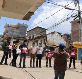 पश्चिम रूकुम बिभत्स हत्याकाण्डकाे बिरूद्धमा बाजुरा नेबिसंघकाे  बिराेध  प्रदशन
