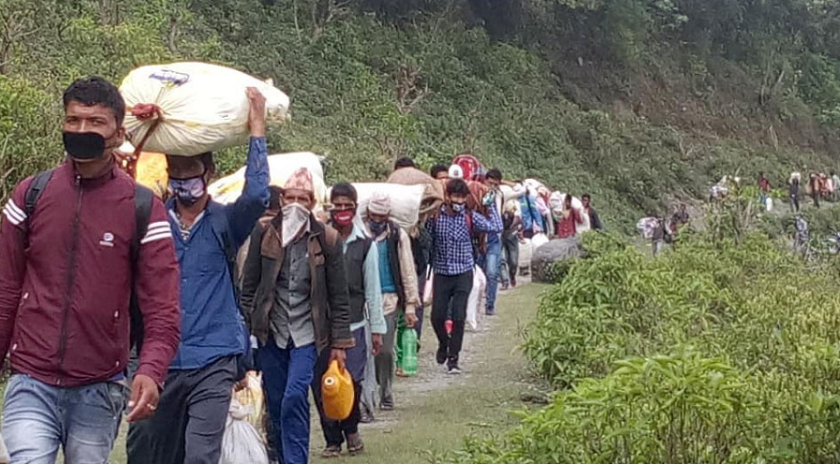 काठमाडौंमा अलपत्र परेका बाजुराका नागरिककाे उद्धार