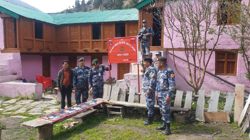 छाङरुमा सशस्त्रको भवन निर्माण प्रक्रिया सुरु