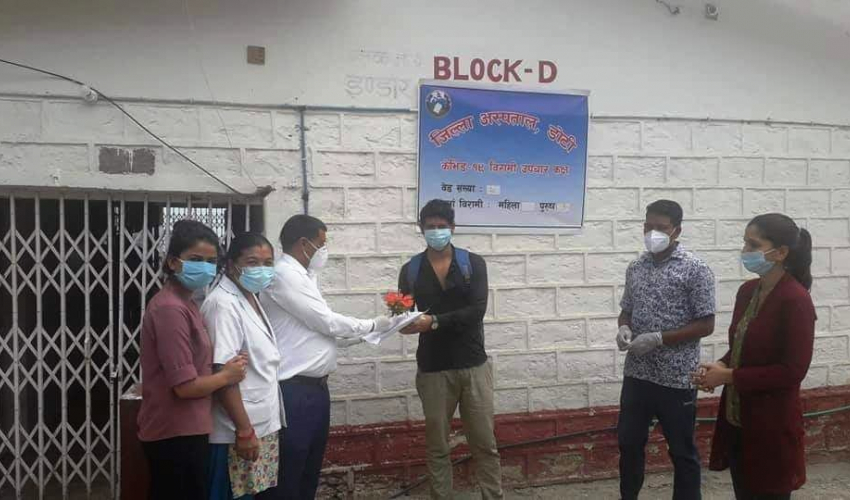 लक्षण नदेखिएपछि डोटीका कोरोना संक्रमितलाई घर पठाइयो