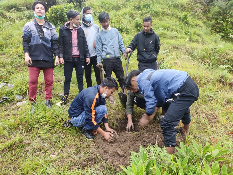बाजुराका युवाले बृक्षारोपण गरेर मनाए बिश्व वातारण दिवस