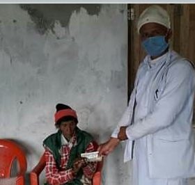 वेसहारा सार्कि लाई आर्थिक सहयोग