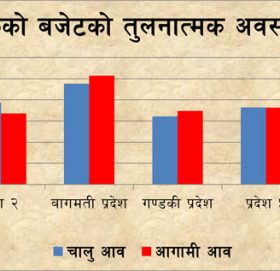 २६४ अर्बको प्रदेश बजेट सार्वजनिक : ४ वटा प्रदेशको आकार घट्यो, ३ वटाको बढ्यो