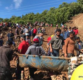 दुर्लुङ पहिरोका मृतकहरुको सामूहिक अन्त्येष्टि