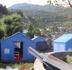 नेपाली सेनाद्धारा ४ बेडकाे आइसोलेशन निर्माण