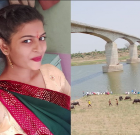 विवाहको केहि घण्टा पछि नै दुलहीले नदीमा हाम फालिन्, दुलहा किनारामा बसेर एकोहोरो हेरिरहे