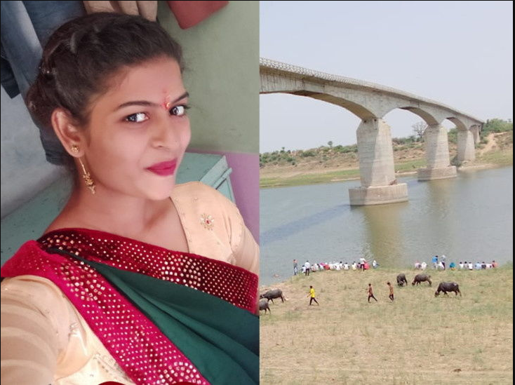 विवाहको केहि घण्टा पछि नै दुलहीले नदीमा हाम फालिन्, दुलहा किनारामा बसेर एकोहोरो हेरिरहे