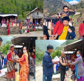 जापनिज नागरिकको सहयोगमा बडिमालिका खबर द्धारा राहत बितरण