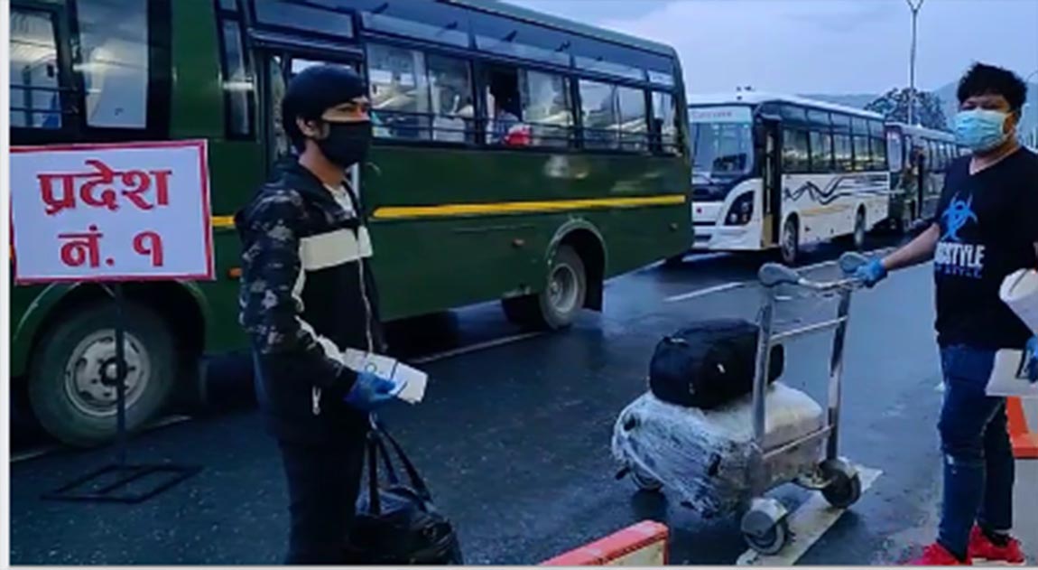 युएईबाट नेपाल आइपुगे १६९ नेपाली