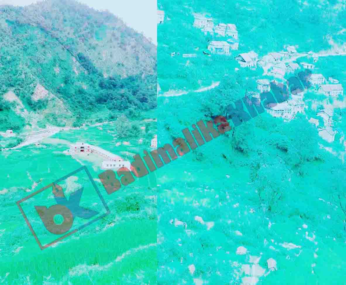 असार १५ कै दिन बडिमालिका वडा  न ७ मा रोपीसकेको खेत बगायो